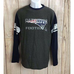 Men's Majestic New England Patriots Shirt Sz L